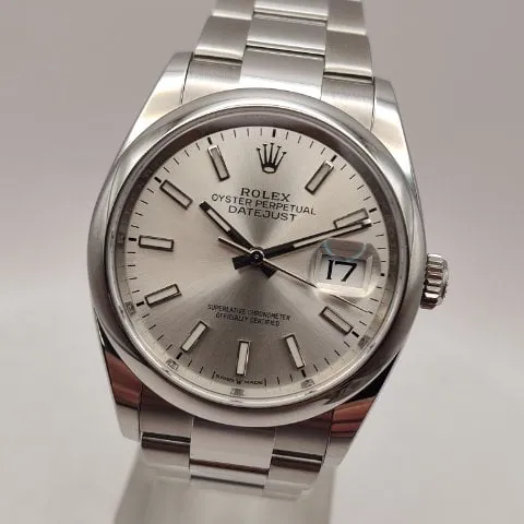 Rolex Datejust 36 126200 36mm Stainless steel Silver