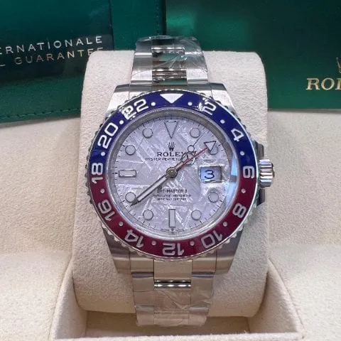 Rolex GMT-Master II 126719BLRO 40mm White gold Gray