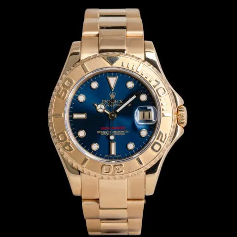 Rolex Yacht-Master 68628 35mm Yellow gold Blue