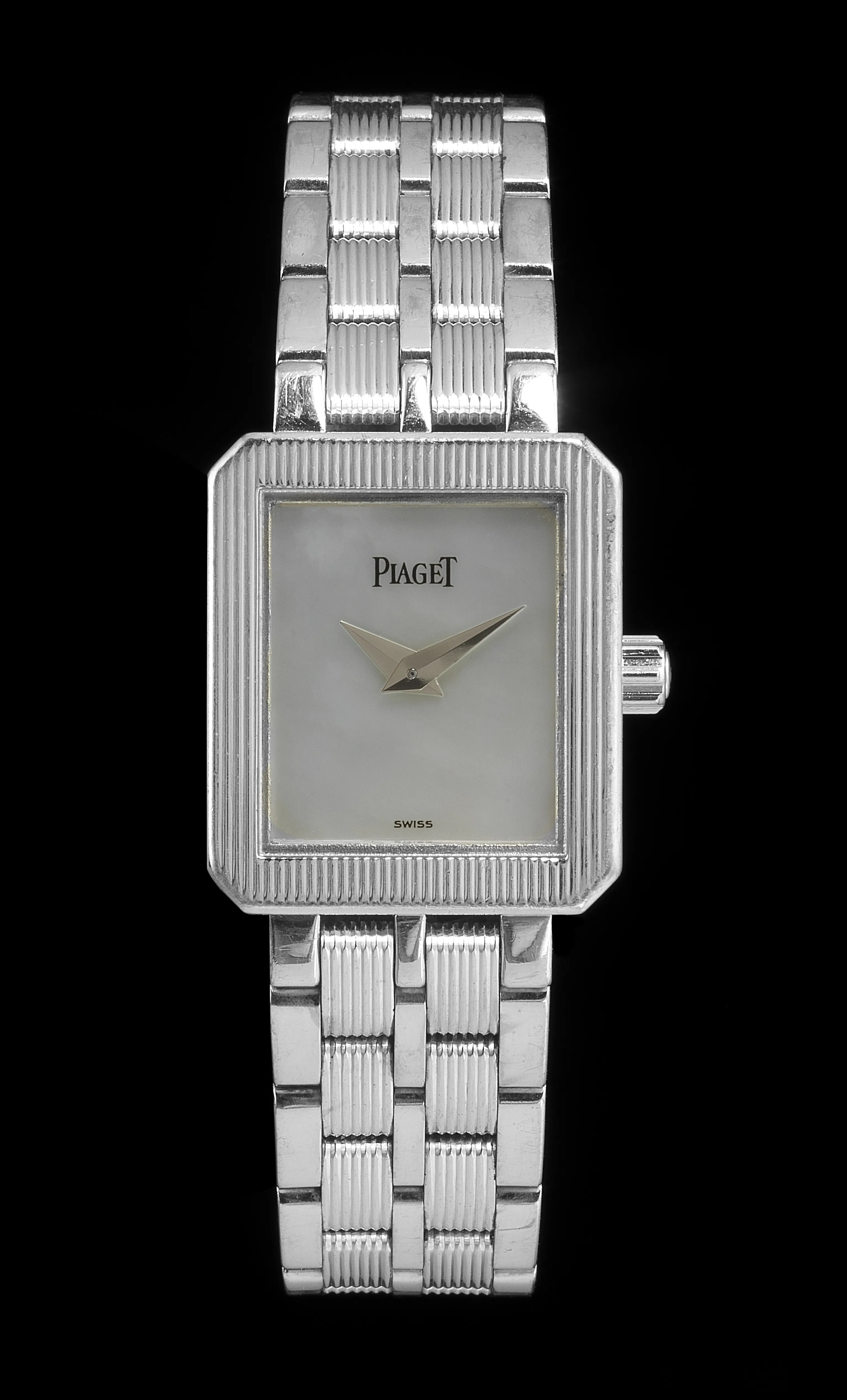 Piaget Protocole 23mm White gold Mother-of-pearl