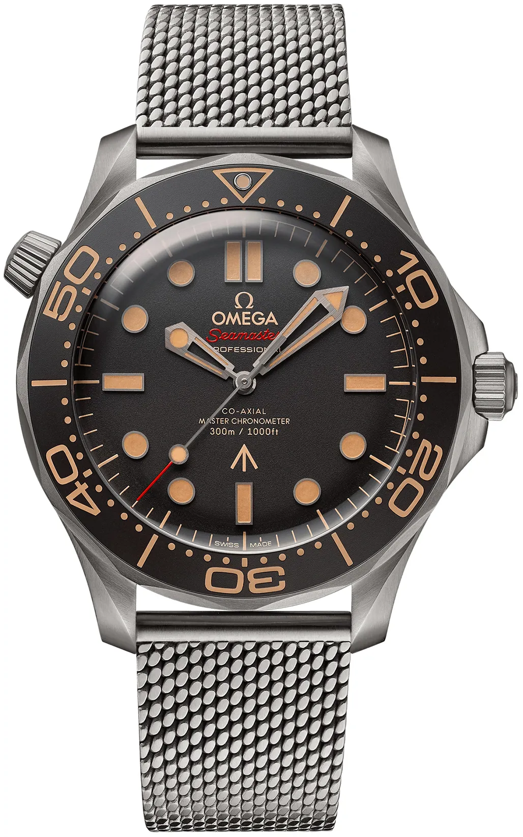 Omega Seamaster Diver 300M 210.90.42.20.01.001 42mm Titanium Brown