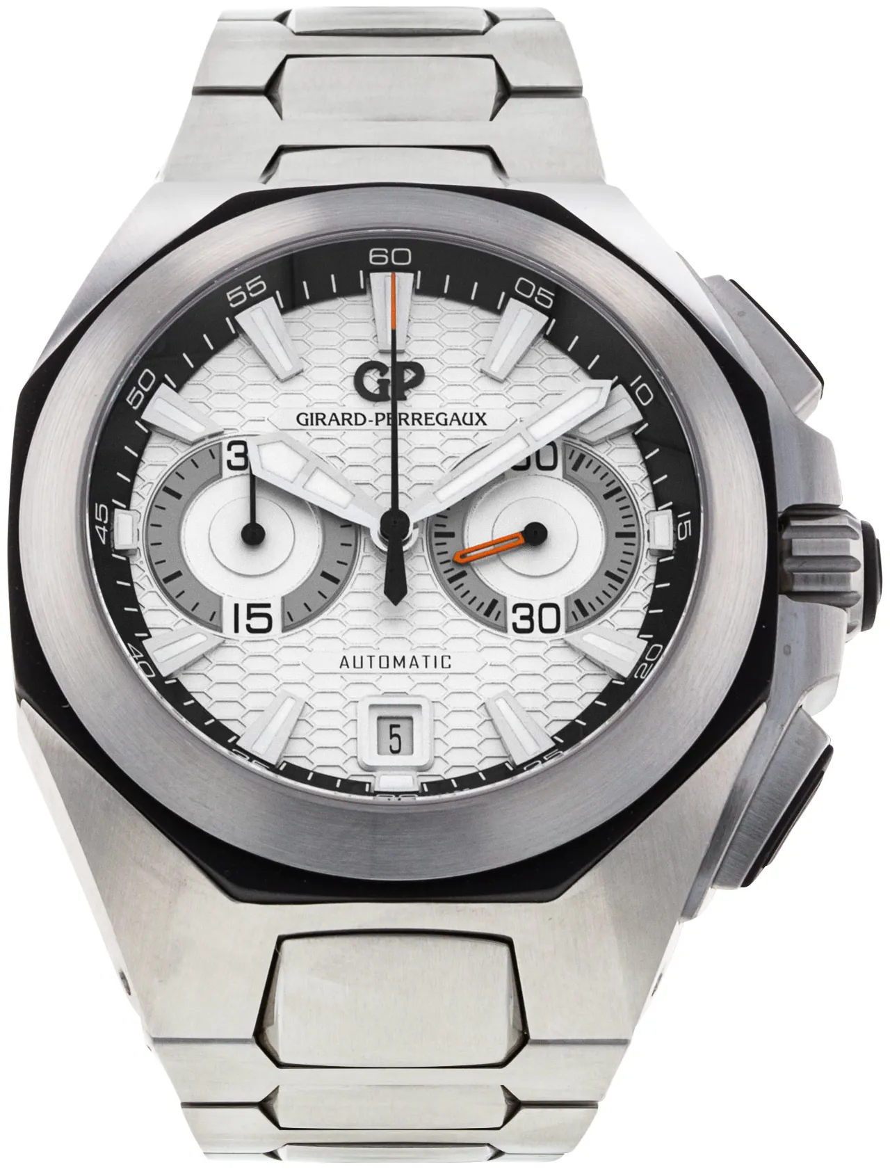 Girard-Perregaux Chrono Hawk 49970-11-131-11A 44mm Stainless steel Silver