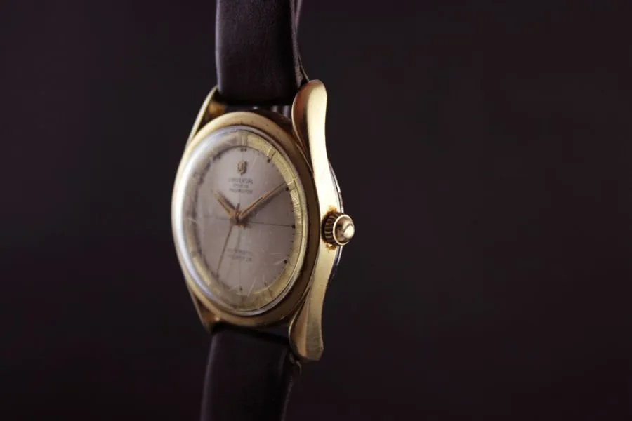 Universal Genève Polerouter 20363 35mm Yellow gold Silver 2