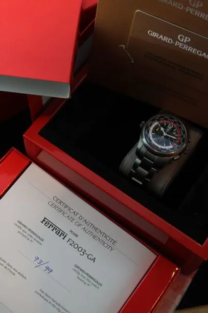 Girard-Perregaux Ferrari 4980 F2003-GA 43mm Titanium Black 8