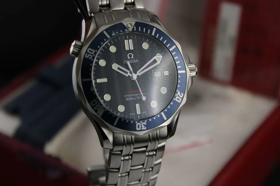 Omega Seamaster 300 2221.80.00 41mm Stainless steel Blue 2