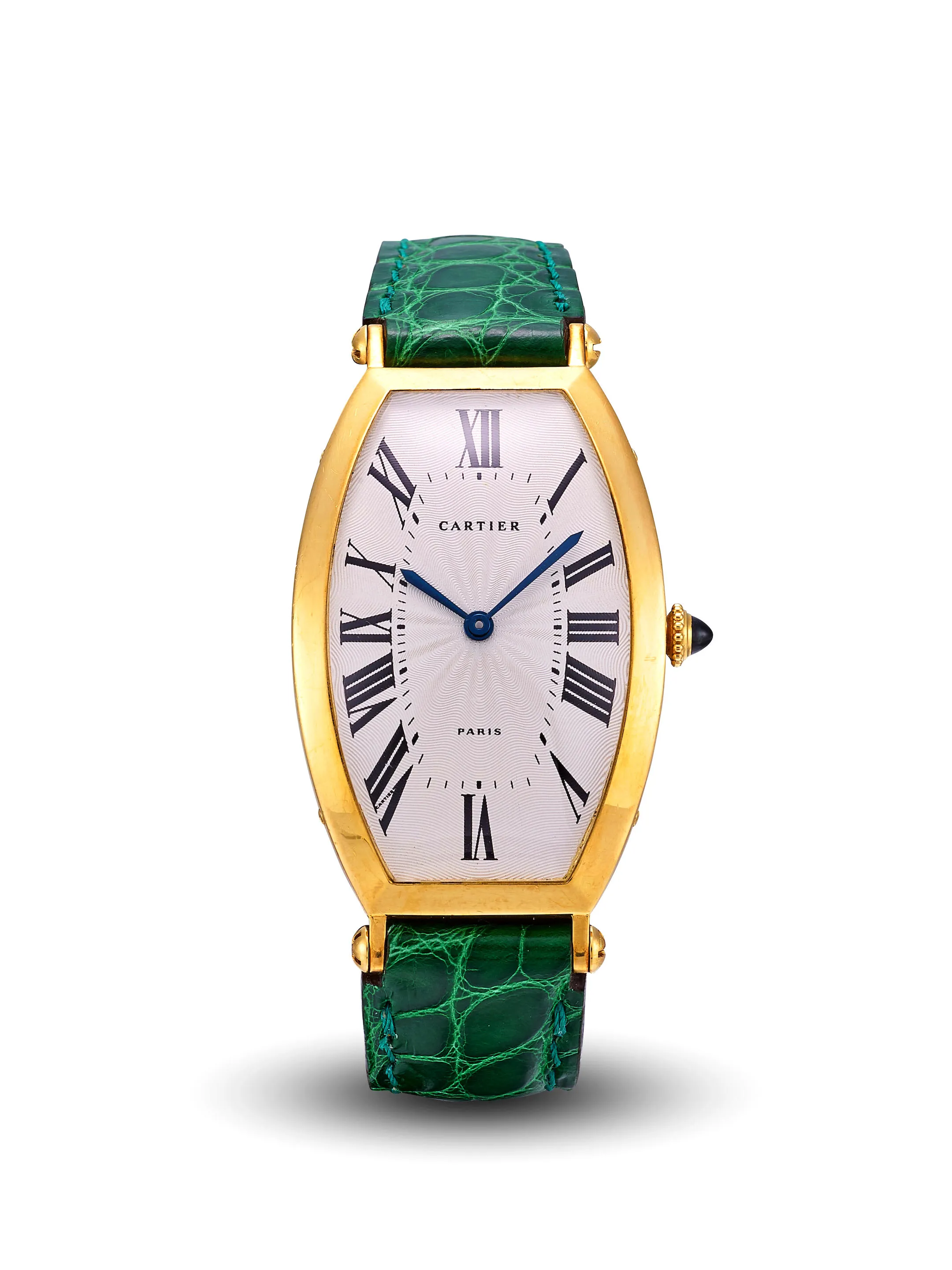 Cartier Tonneau 26mm Yellow gold White