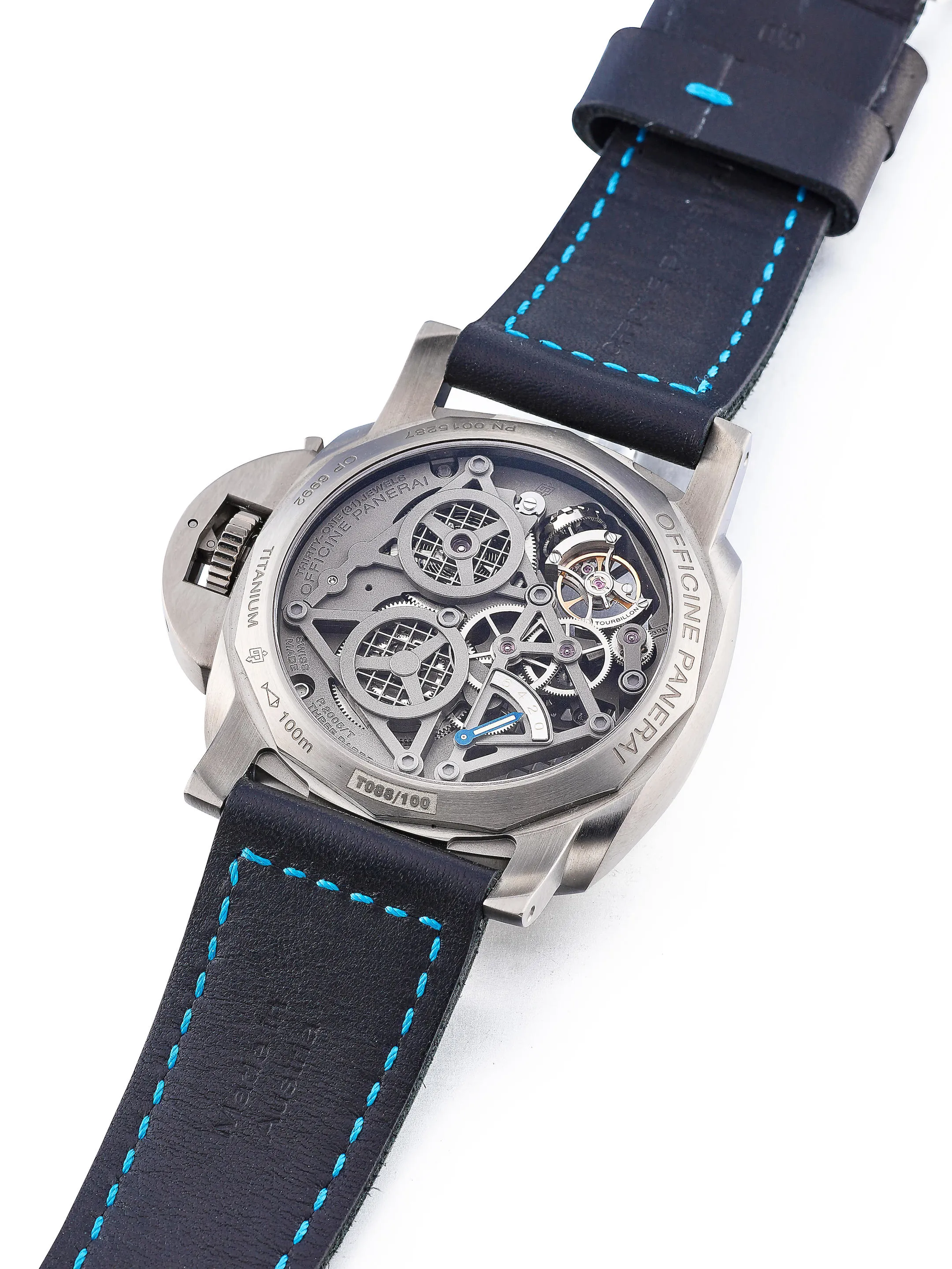 Panerai Luminor 1950 PAM 00767 47mm Titanium Skeletonized 3