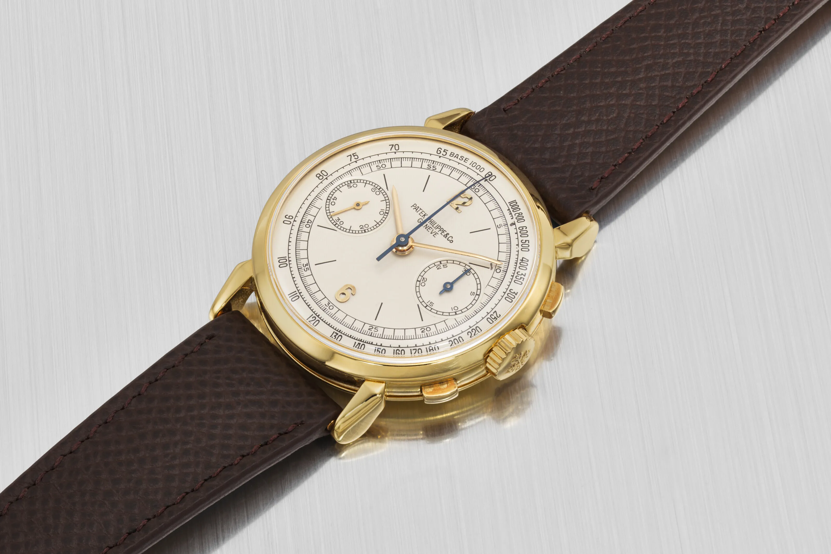 Patek Philippe Chronograph 1579 36mm Yellow gold White 2