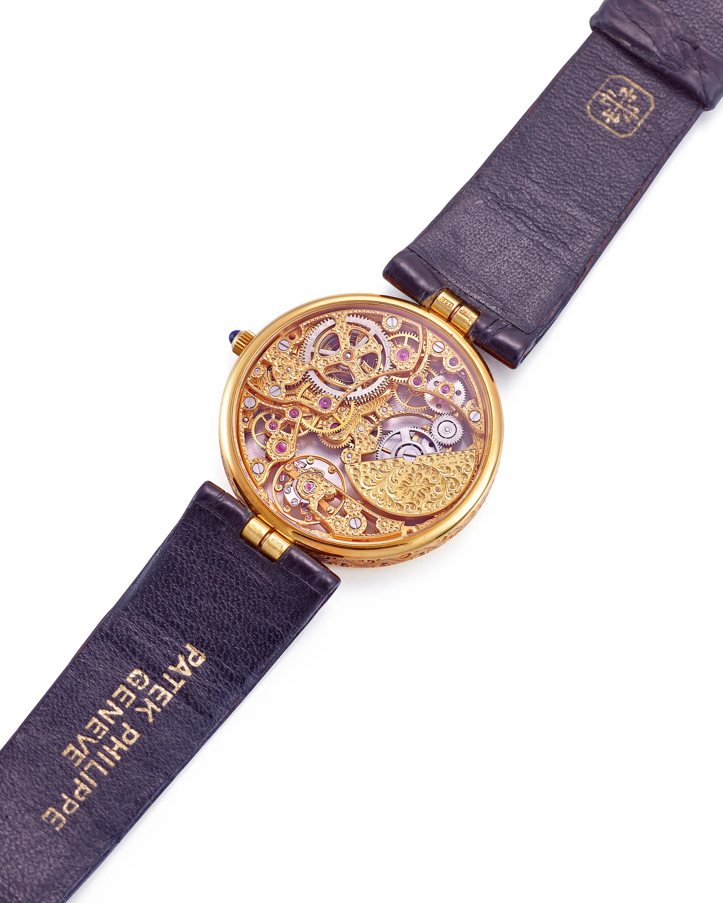 Patek Philippe Calatrava 3878 31mm Yellow gold Skeletonized 2