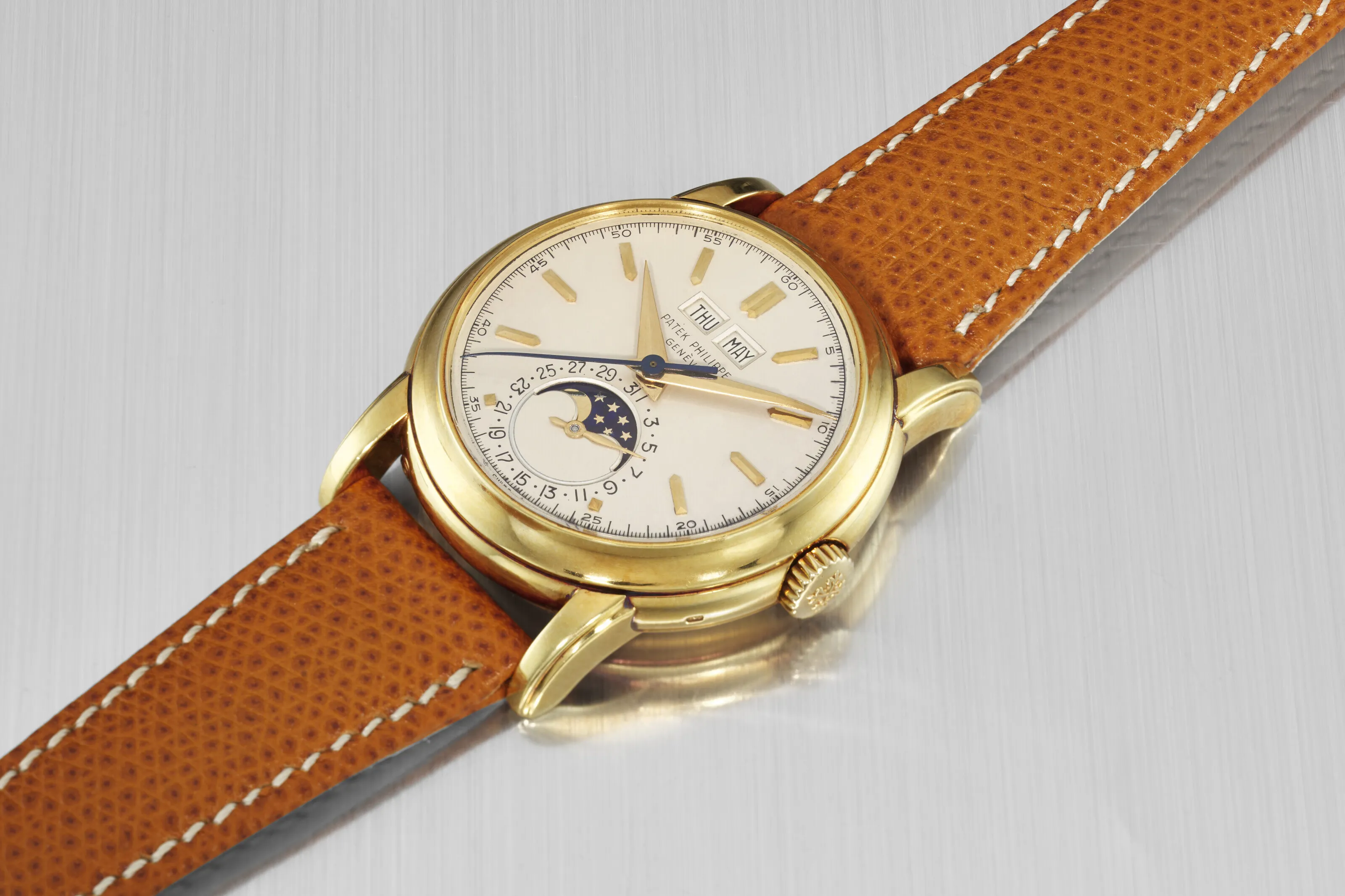 Patek Philippe Perpetual Calendar 2438/1 37mm Yellow gold White 2