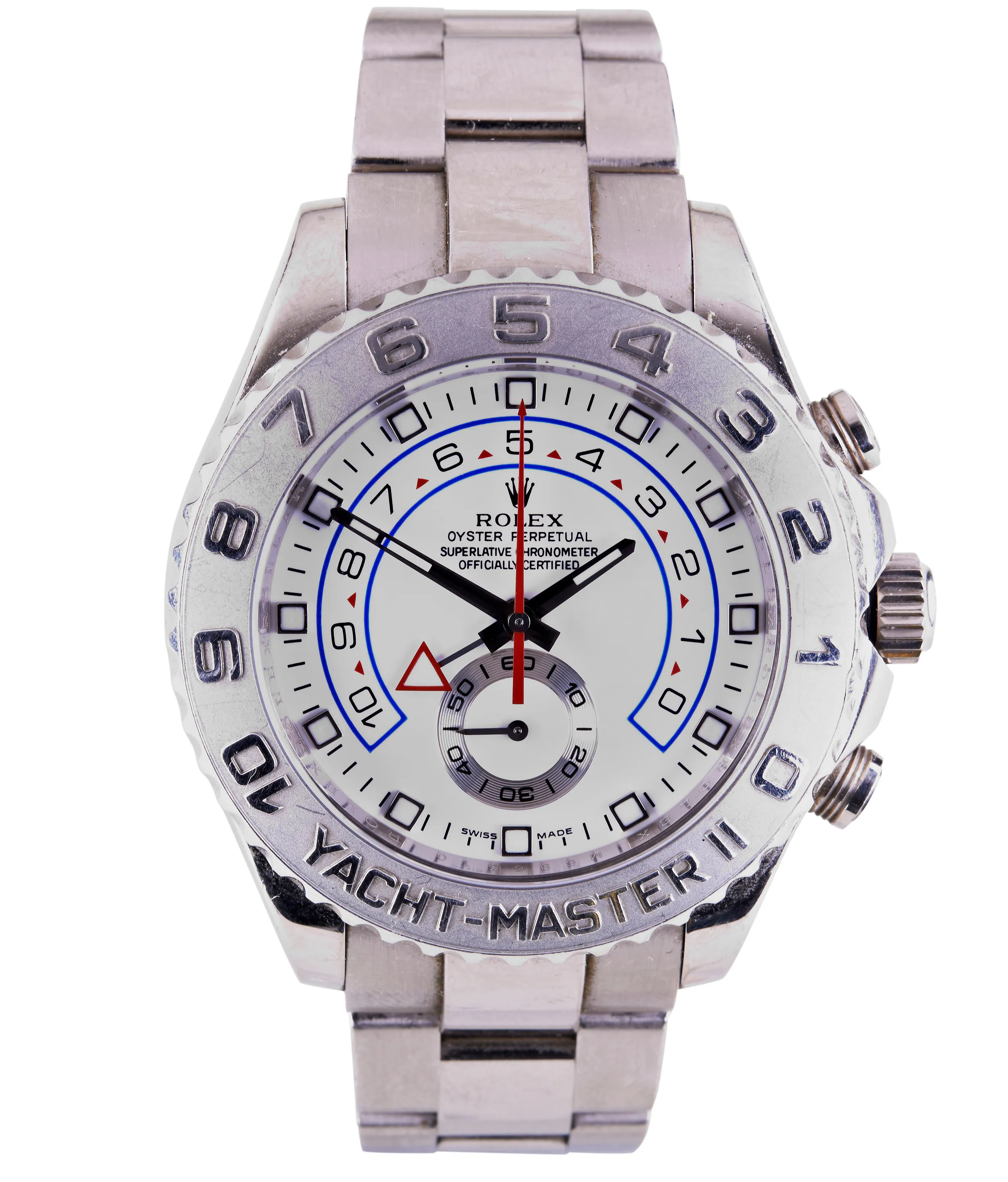 Rolex Yacht-Master II 116689 44mm White gold Silver