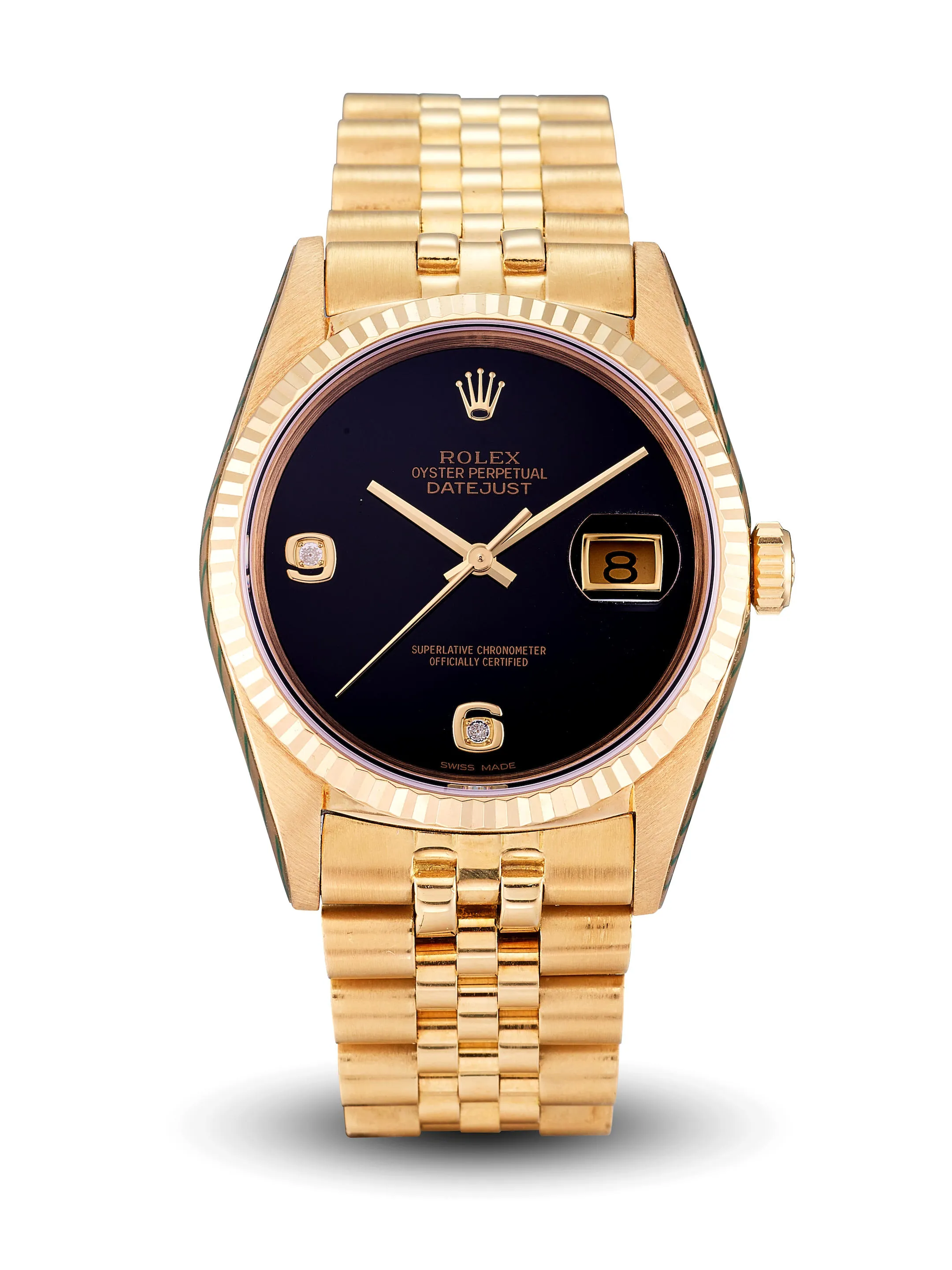 Rolex Datejust 36 16238 36mm Yellow gold Onyx 1