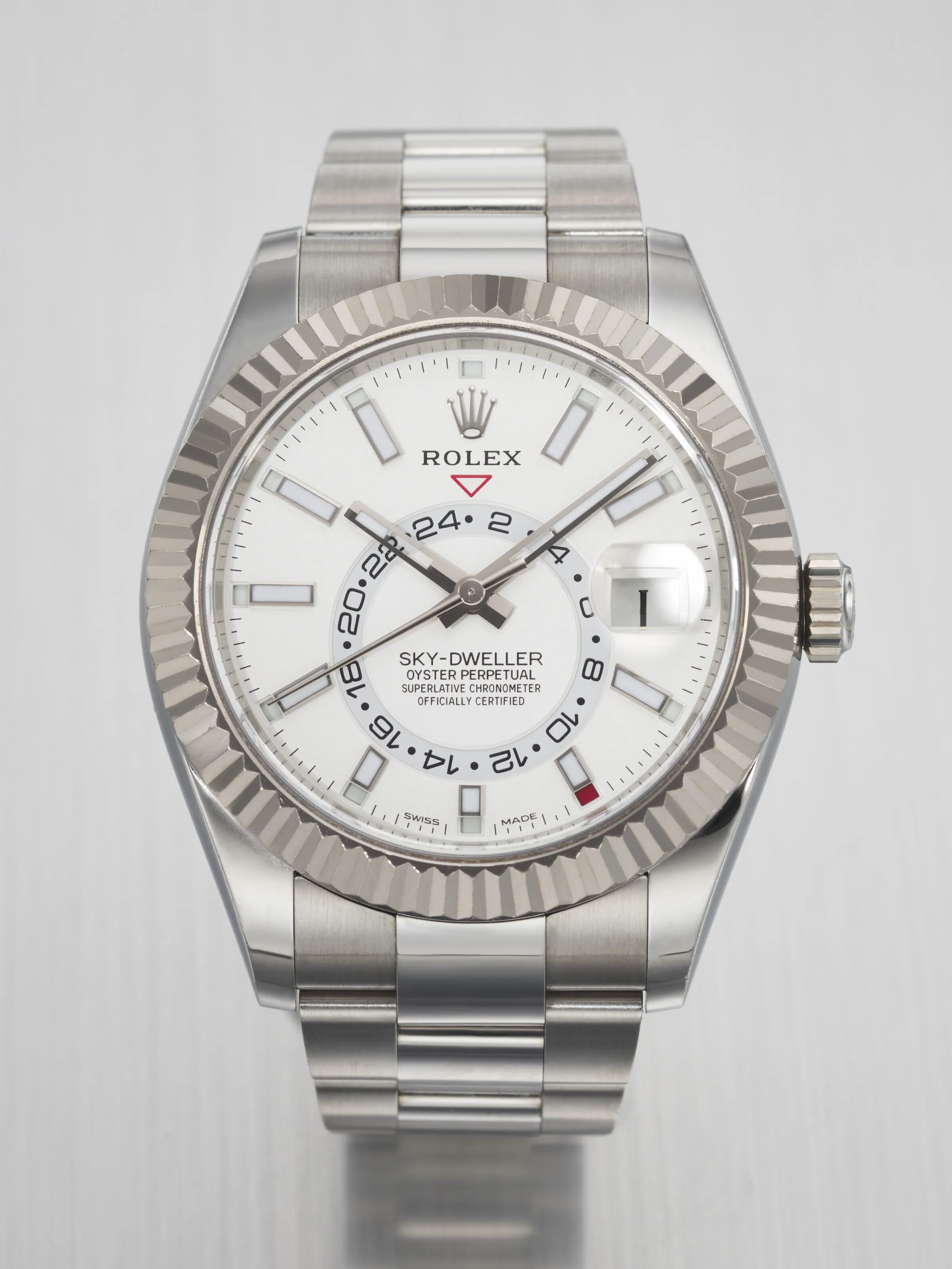 Rolex Sky-Dweller 326934 42mm White gold and stainless steel White