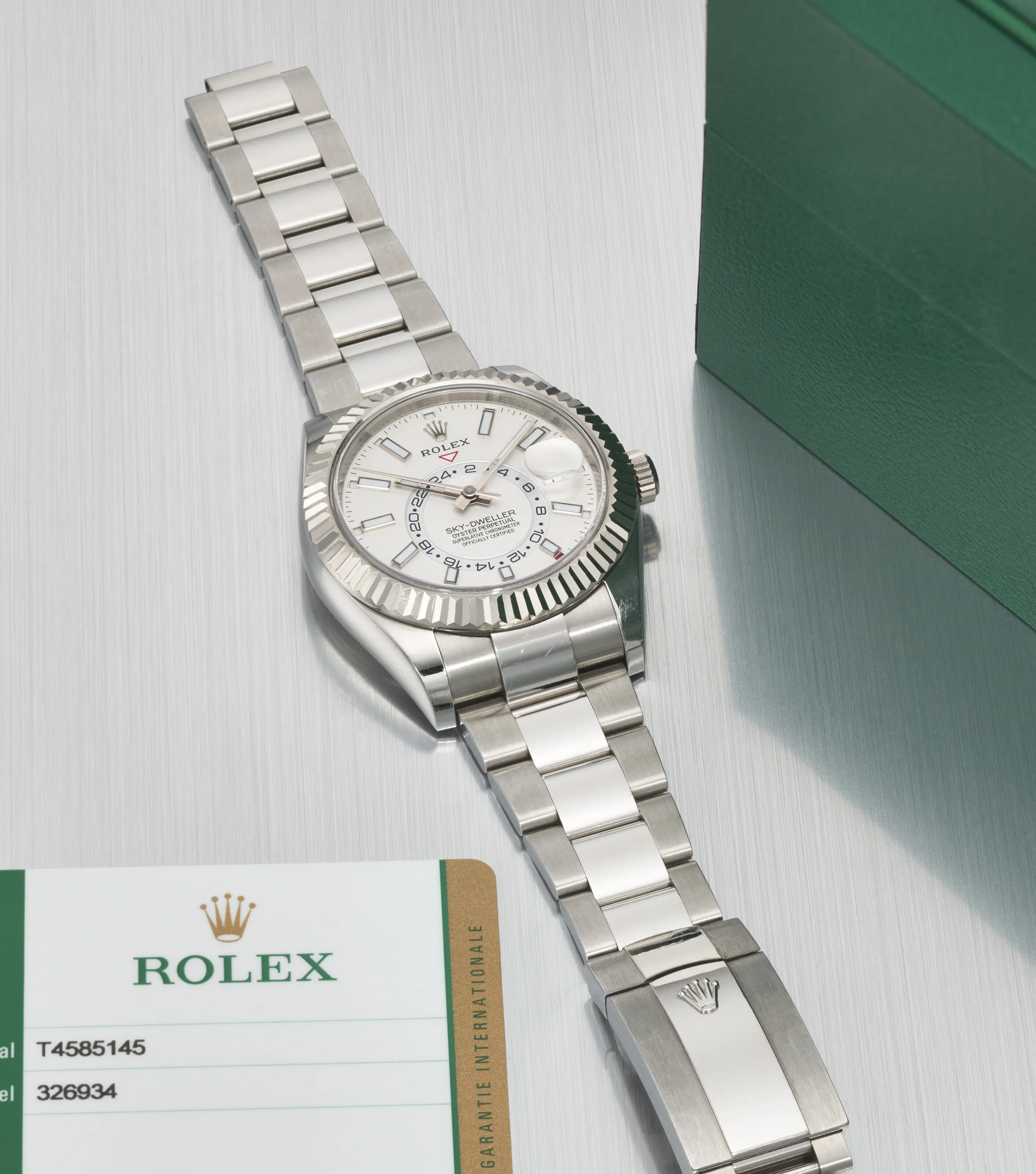 Rolex Sky-Dweller 326934 42mm White gold and stainless steel White 1