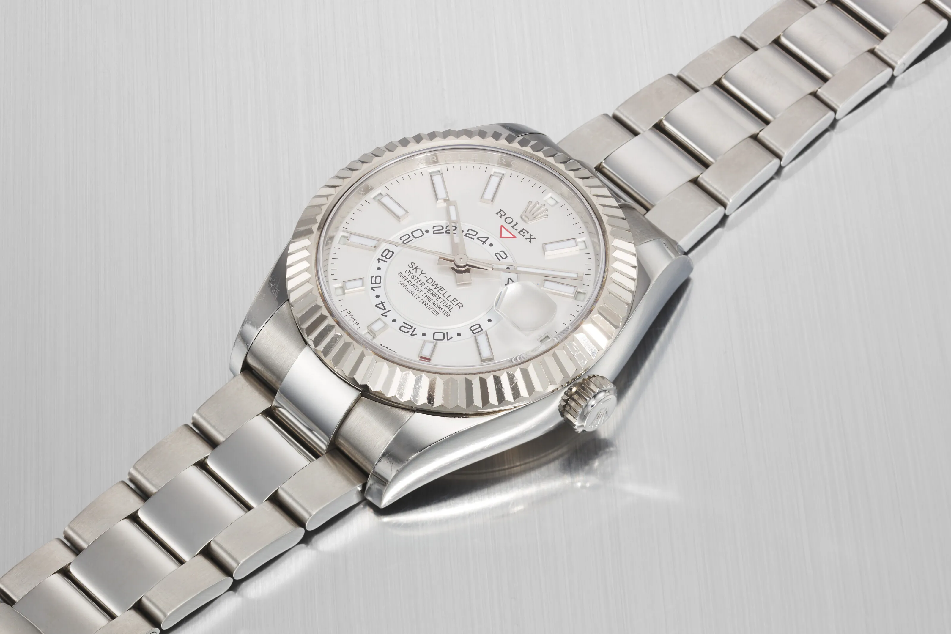 Rolex Sky-Dweller 326934 42mm White gold and stainless steel White 2