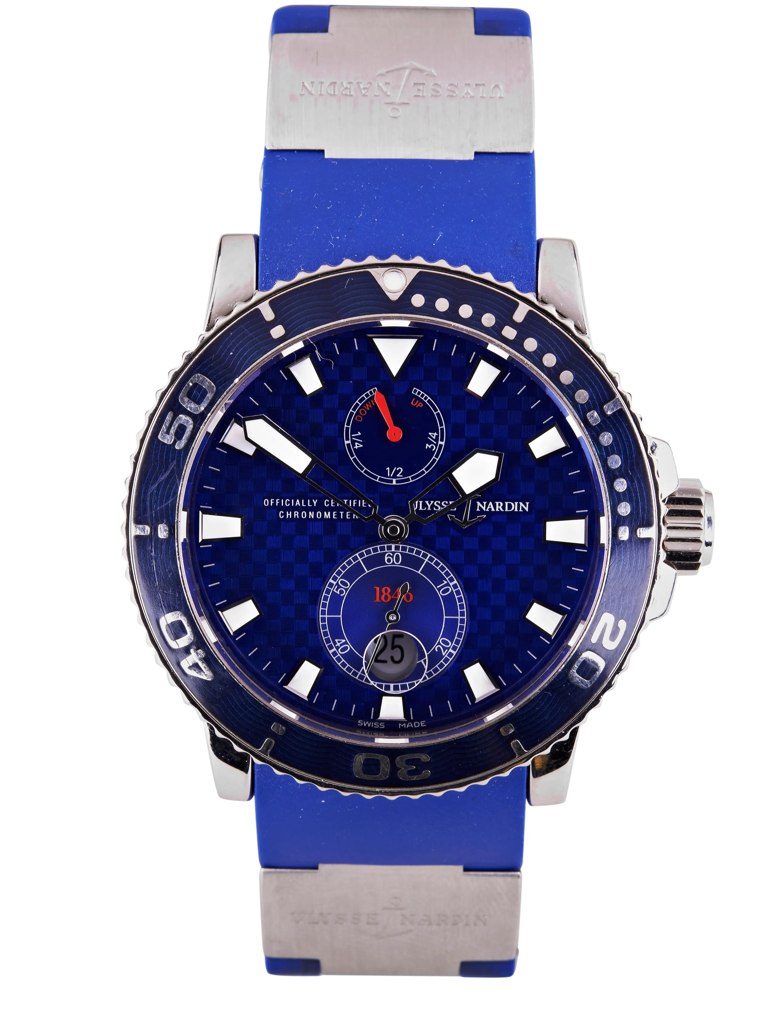 Ulysse Nardin Maxi Marine 260-32 43mm White gold Blue