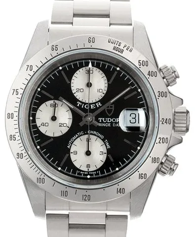 Tudor Prince Date 79280 40mm Stainless steel Black