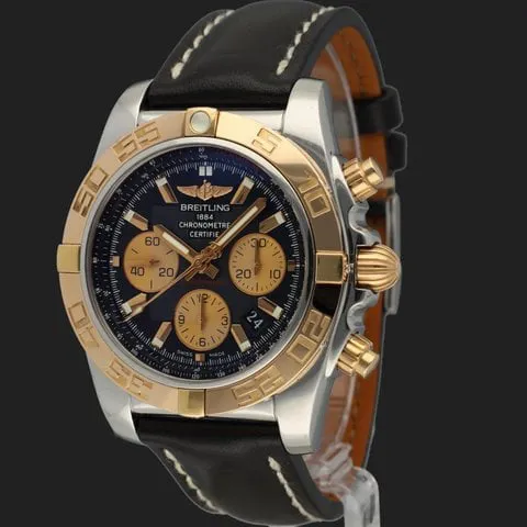 Breitling Chronomat CB011012 44mm Yellow gold and Stainless steel Black