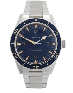 Omega Seamaster 300 234.30.41.21.03.001 Stainless steel Blue Quarter Arabic