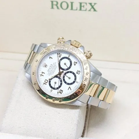 Rolex Daytona 16523 40mm Yellow gold and Stainless steel White