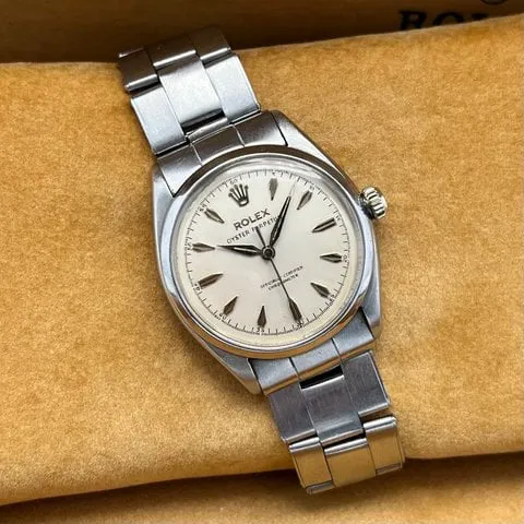 Rolex Oyster Perpetual 34 6564 34mm Steel White