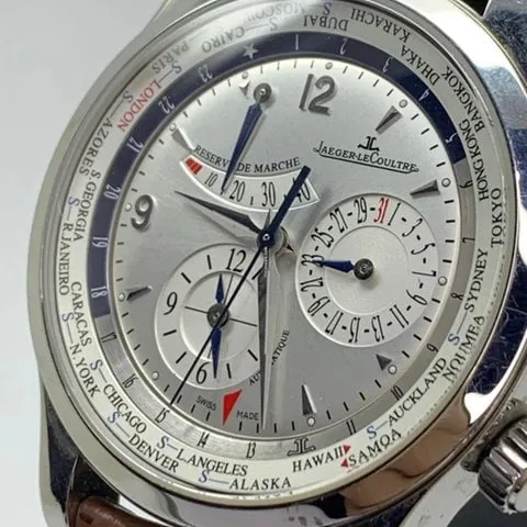 Jaeger-LeCoultre Master World Geographic 1528420 41.5mm Steel Silver