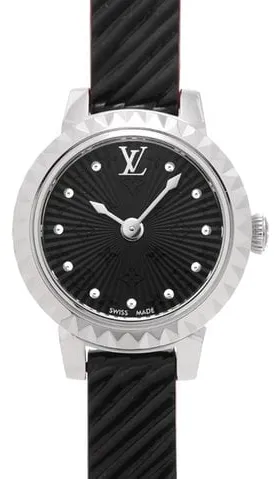 Louis Vuitton Q1M05 21mm Stainless steel Black