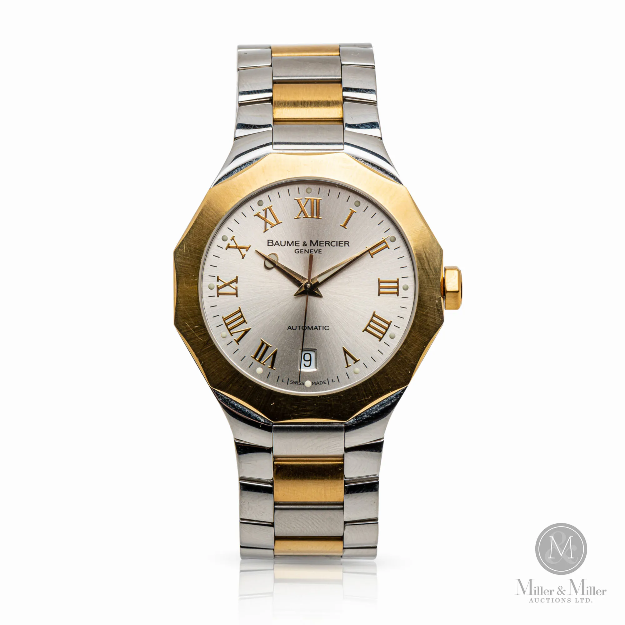 Baume & Mercier Riviera 65583 Stainless steel and Gold-plated Silver