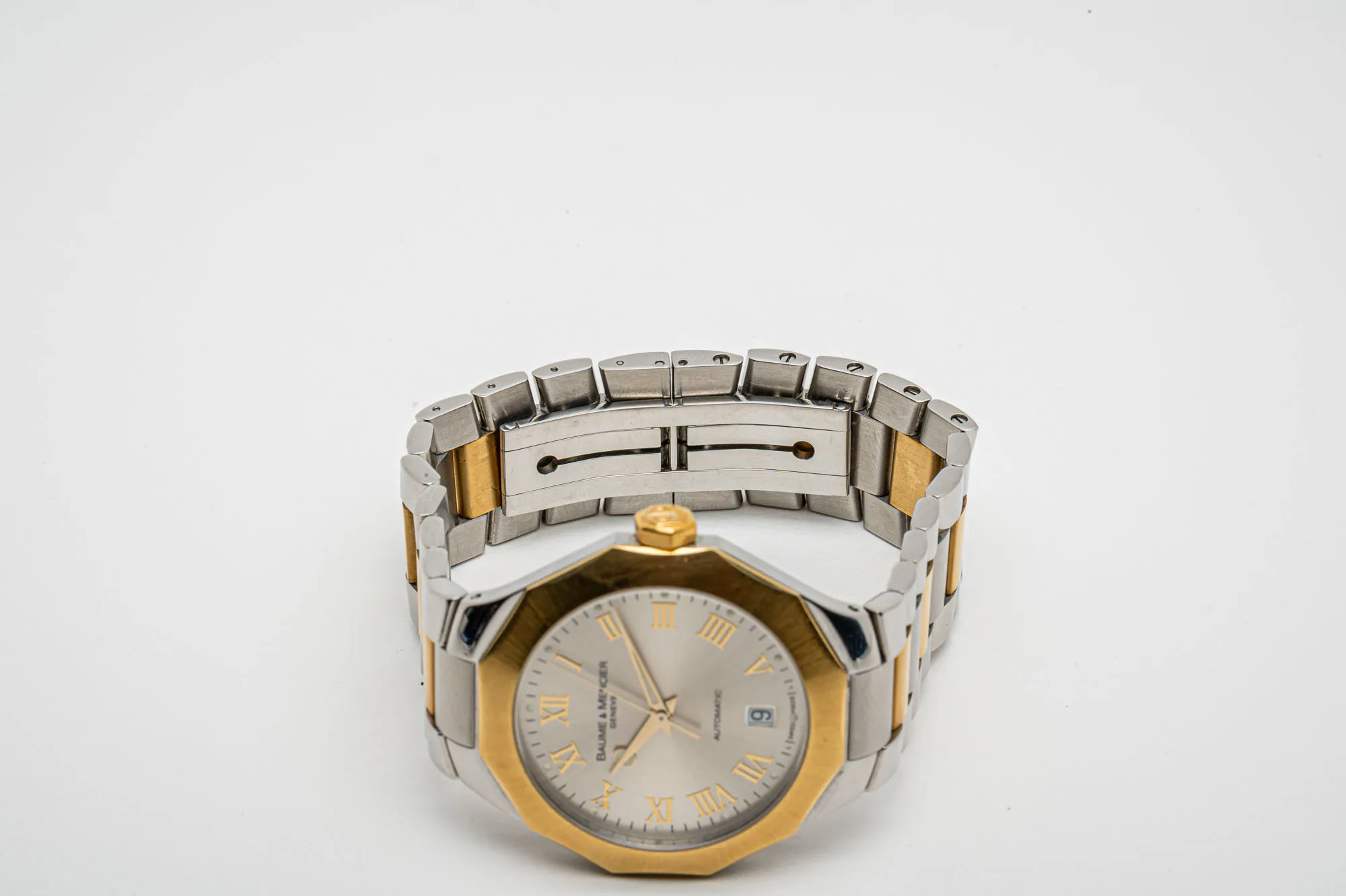 Baume & Mercier Riviera 65583 Stainless steel and Gold-plated Silver 2