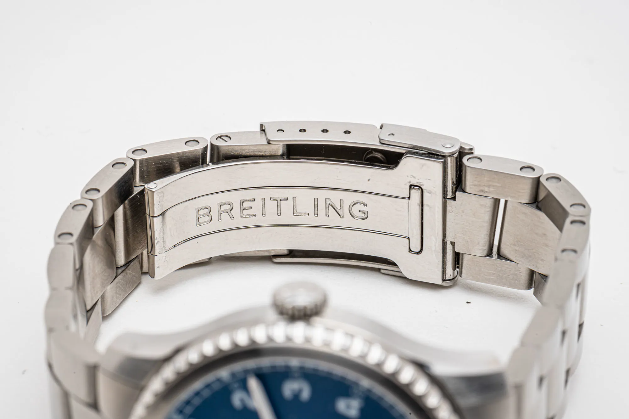 Breitling Aviator 8 A45330 41mm Stainless steel Blue 7