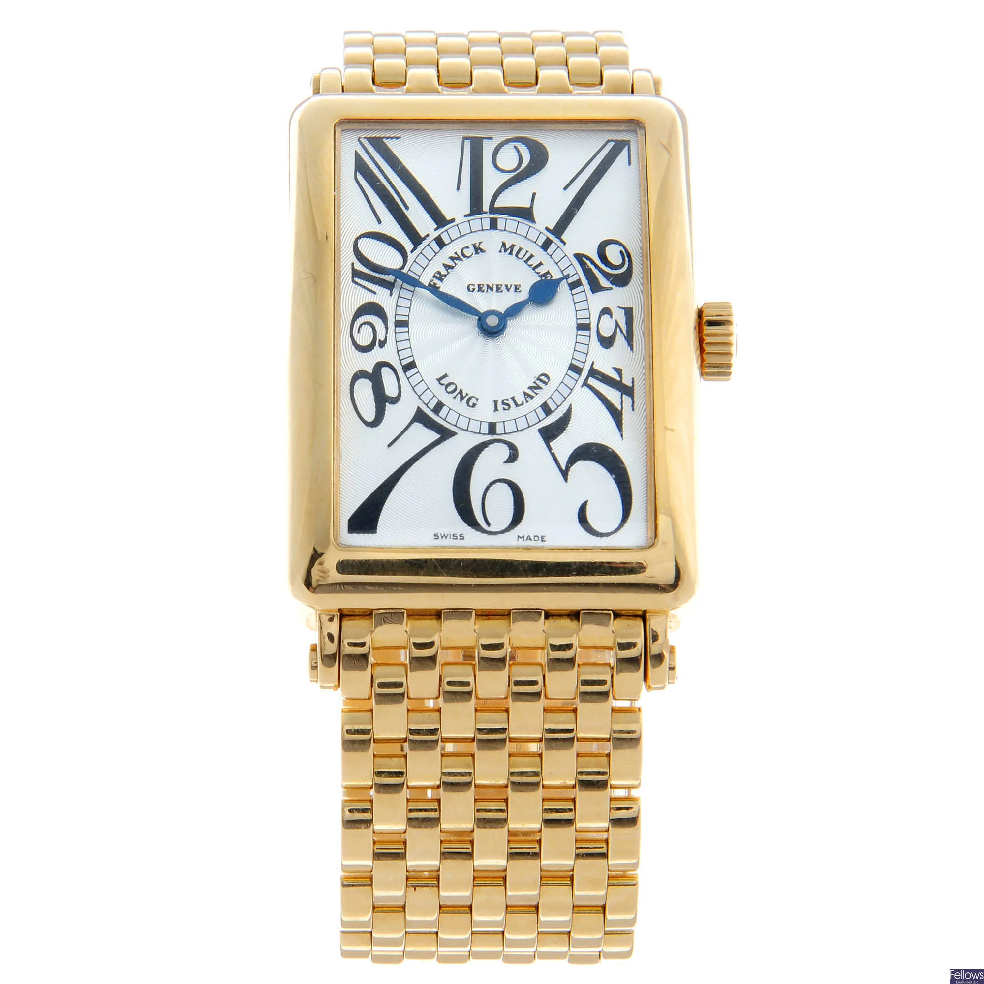 Franck Muller Long Island 1000 SC 30mm Yellow gold Silver