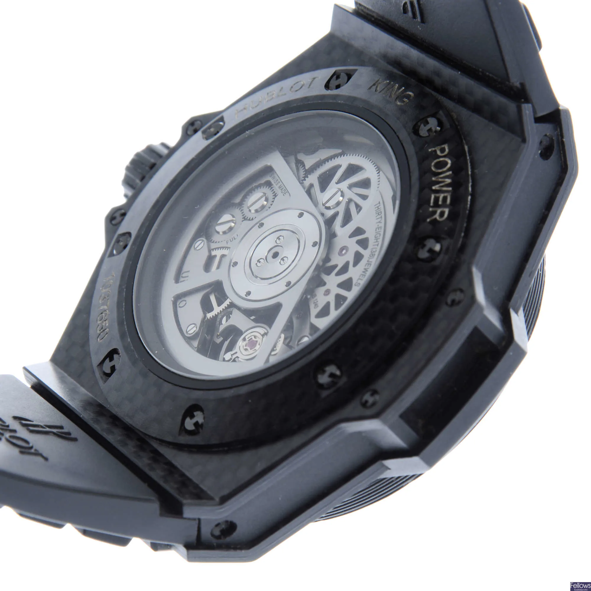 Hublot King Power 48mm Carbon fiber Skeletonized 4