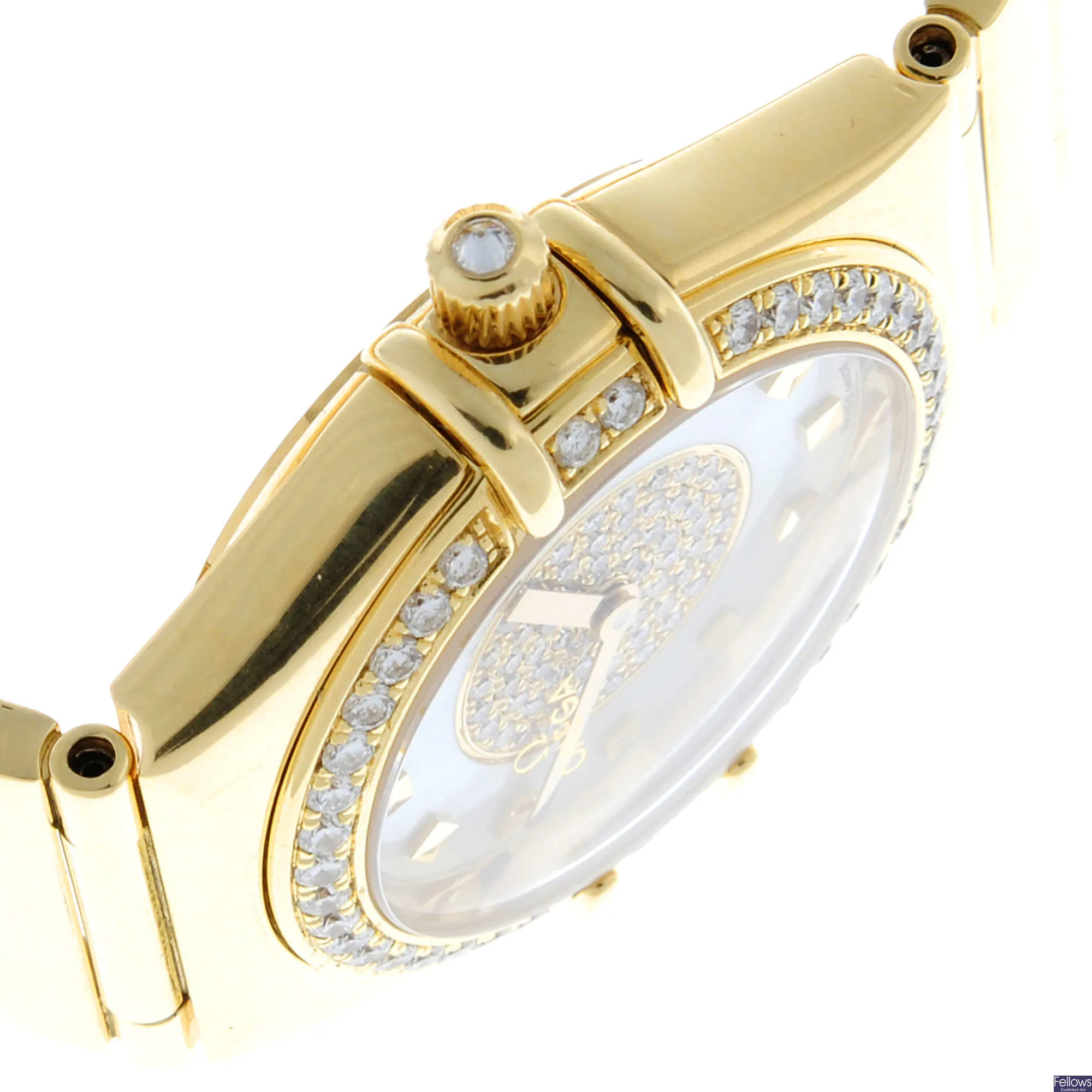 Omega Constellation 895.14005 25mm Yellow gold and Diamond Mother-of-pearl 1