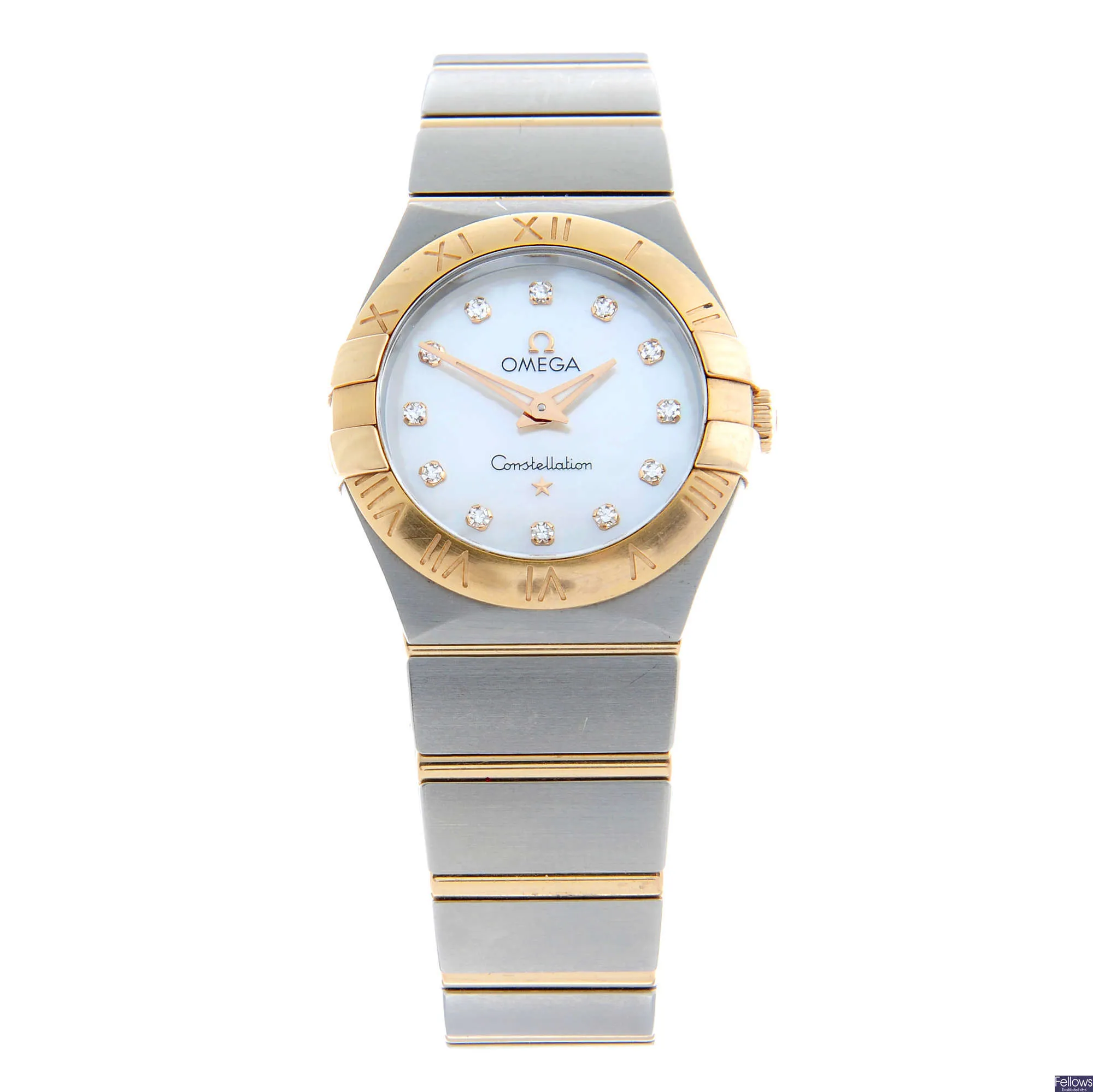 Omega Constellation 795.1011 26mm Yellow gold and Stainless steel Mother-of-pearl