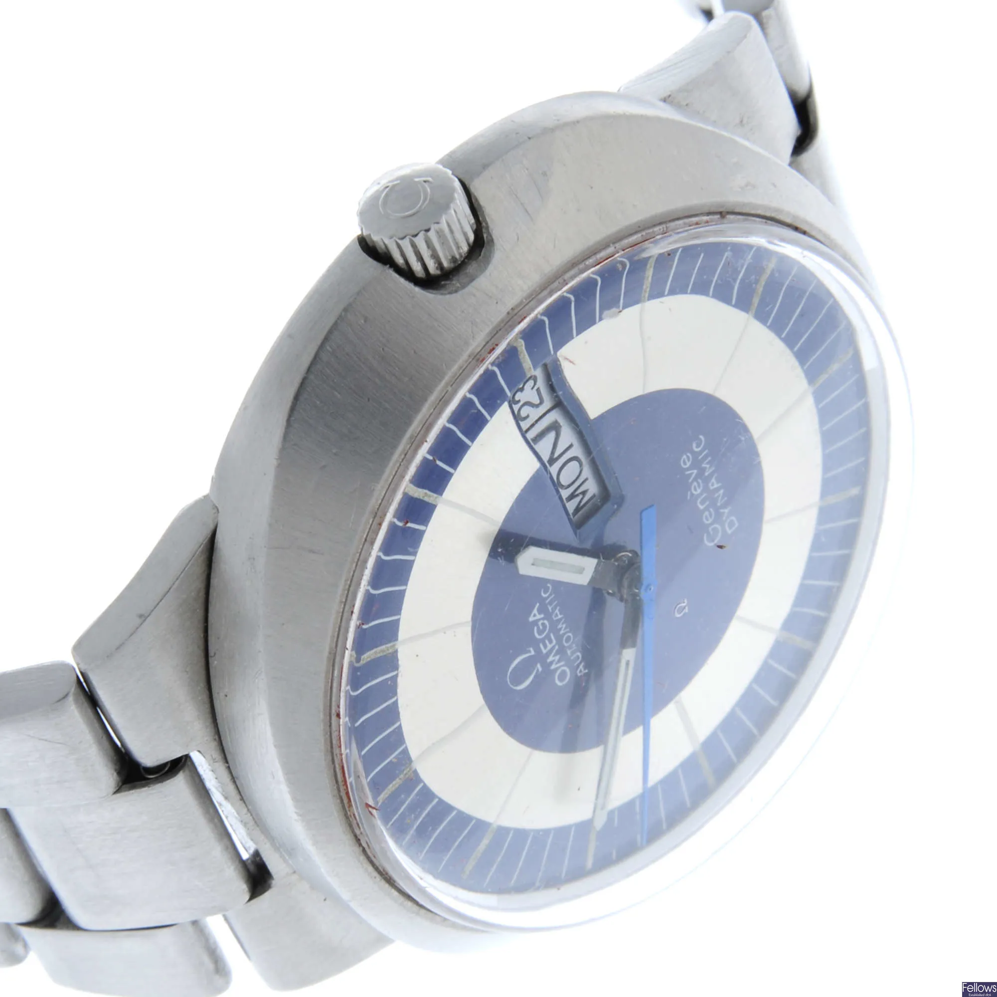 Omega Dynamic 41mm Stainless steel Blue 2