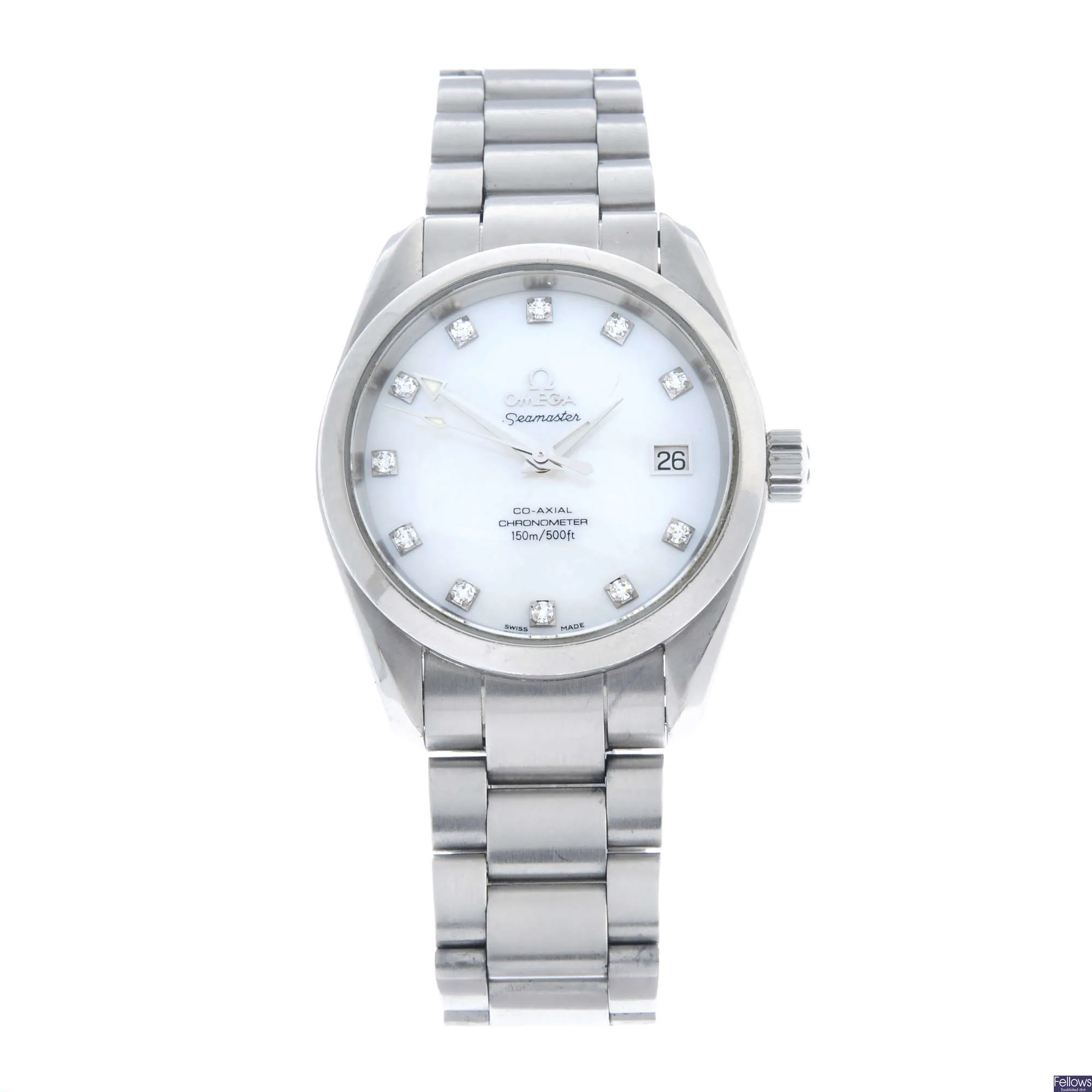 Omega Aqua Terra 2504.75.00 36mm Stainless steel Mother-of-pearl