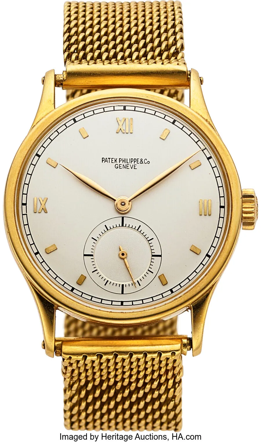 Patek Philippe Calatrava 570 35.5mm Yellow gold Silver