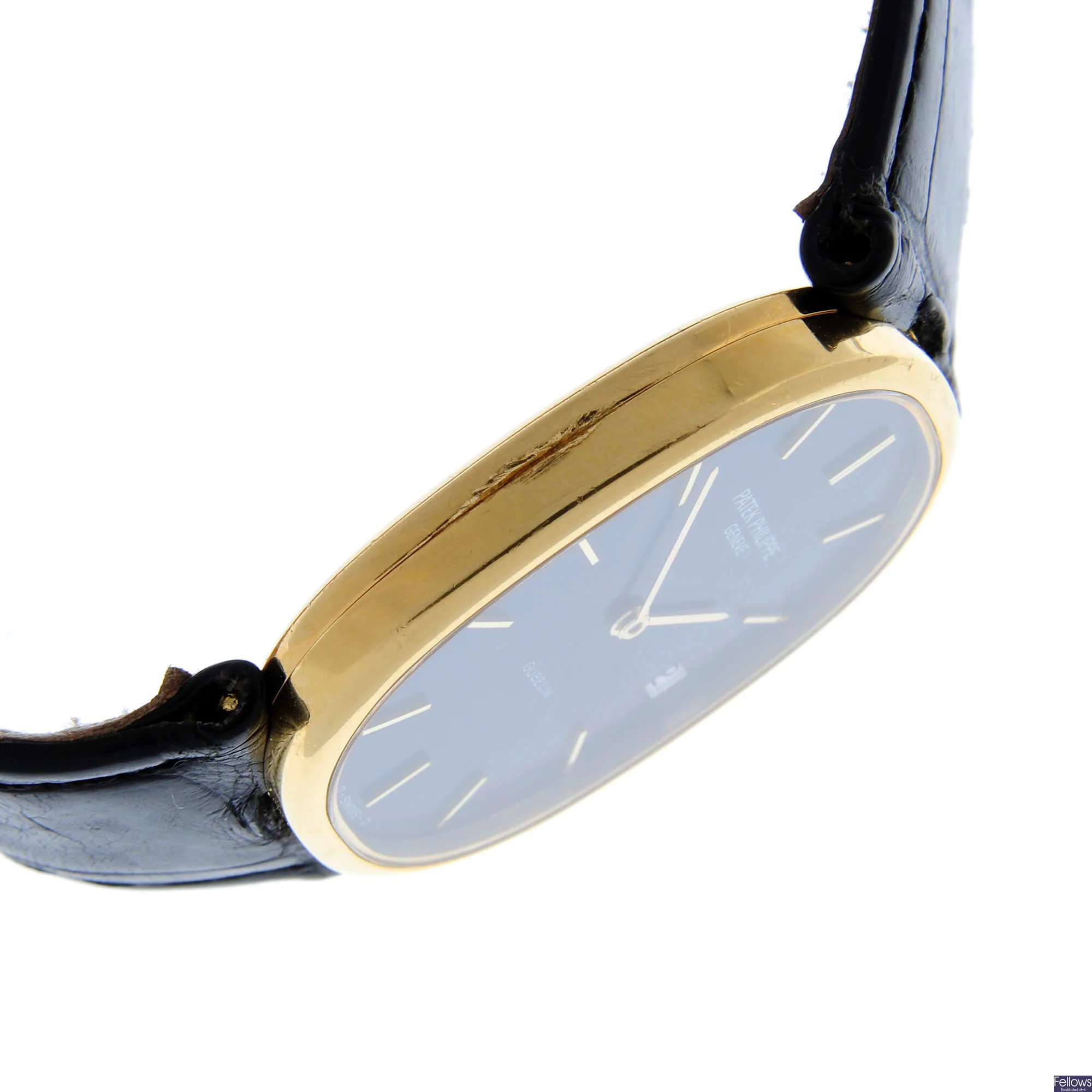 Patek Philippe Golden Ellipse 3788 26mm Yellow gold Blue 2