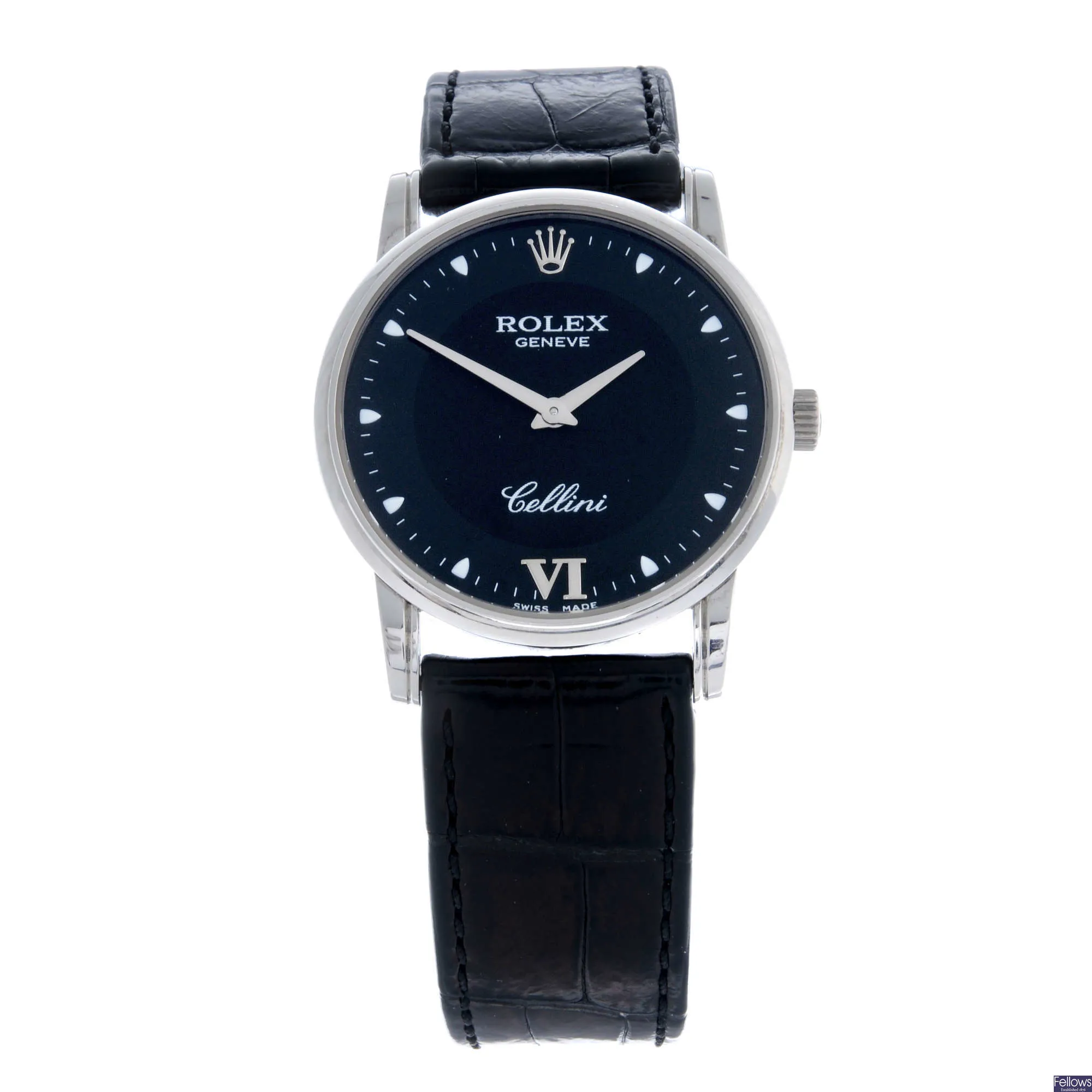 Rolex Cellini 5116 32mm White gold Black