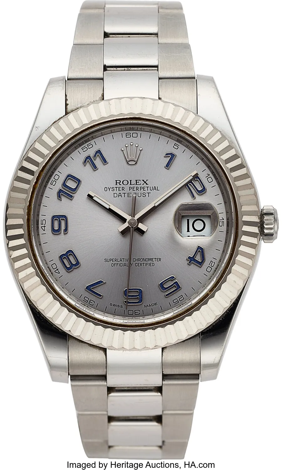 Rolex Datejust II 116334 41mm White gold and Stainless steel Silver