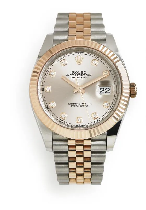 Rolex Datejust 41 126331 41mm Yellow gold and Stainless steel Silver