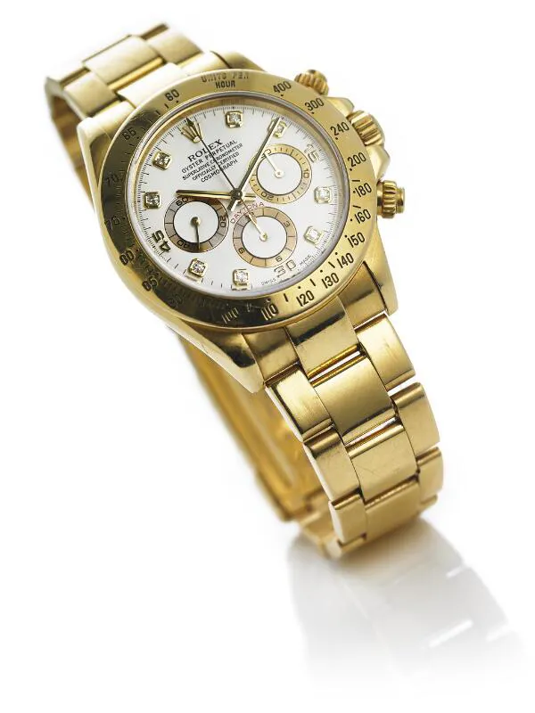 Rolex Daytona 16528 40mm Yellow gold White 1