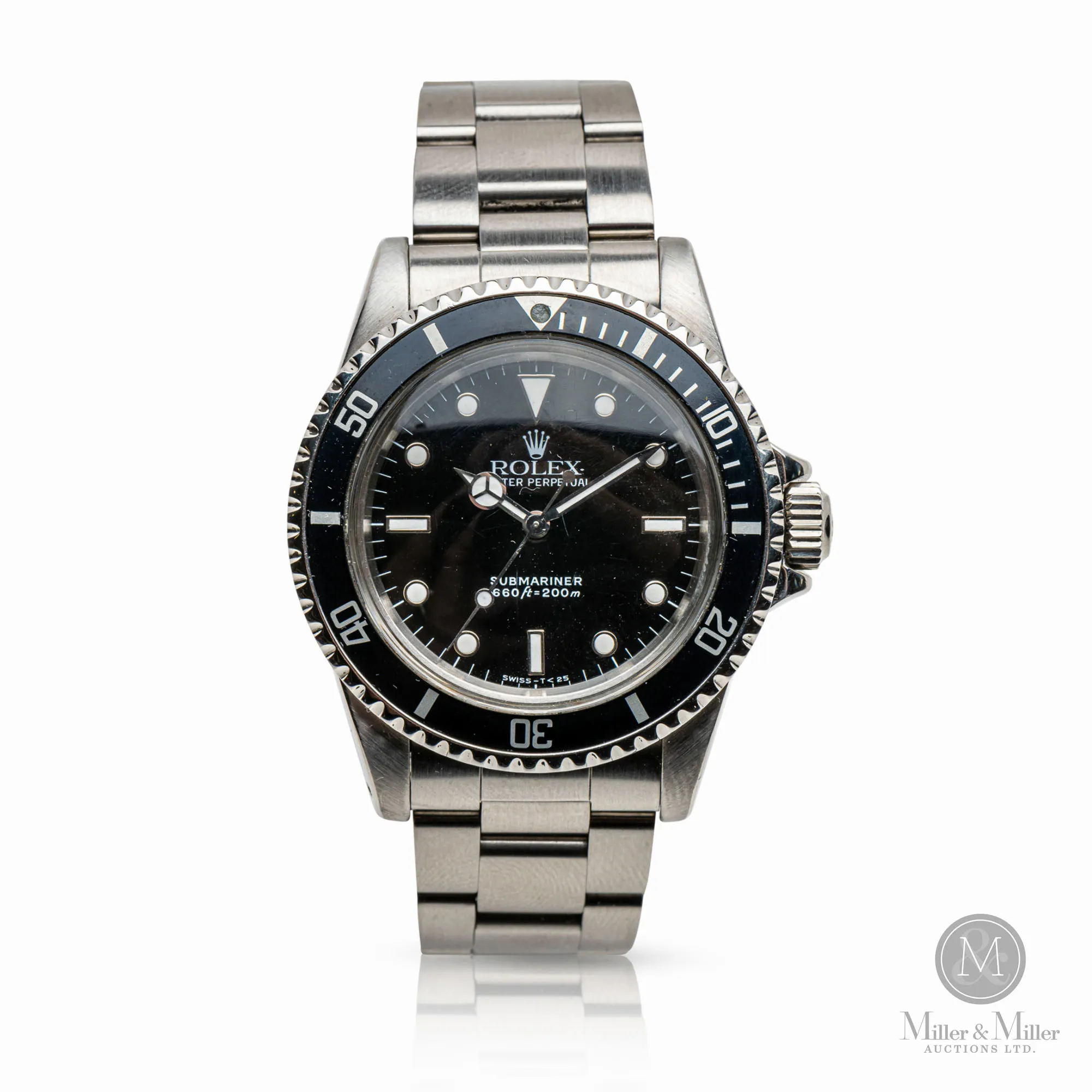 Rolex Submariner 5513 40mm Stainless steel Black