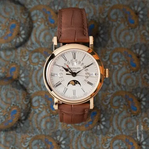 Patek Philippe Perpetual Calendar 5159J-001 38mm Yellow gold Silver