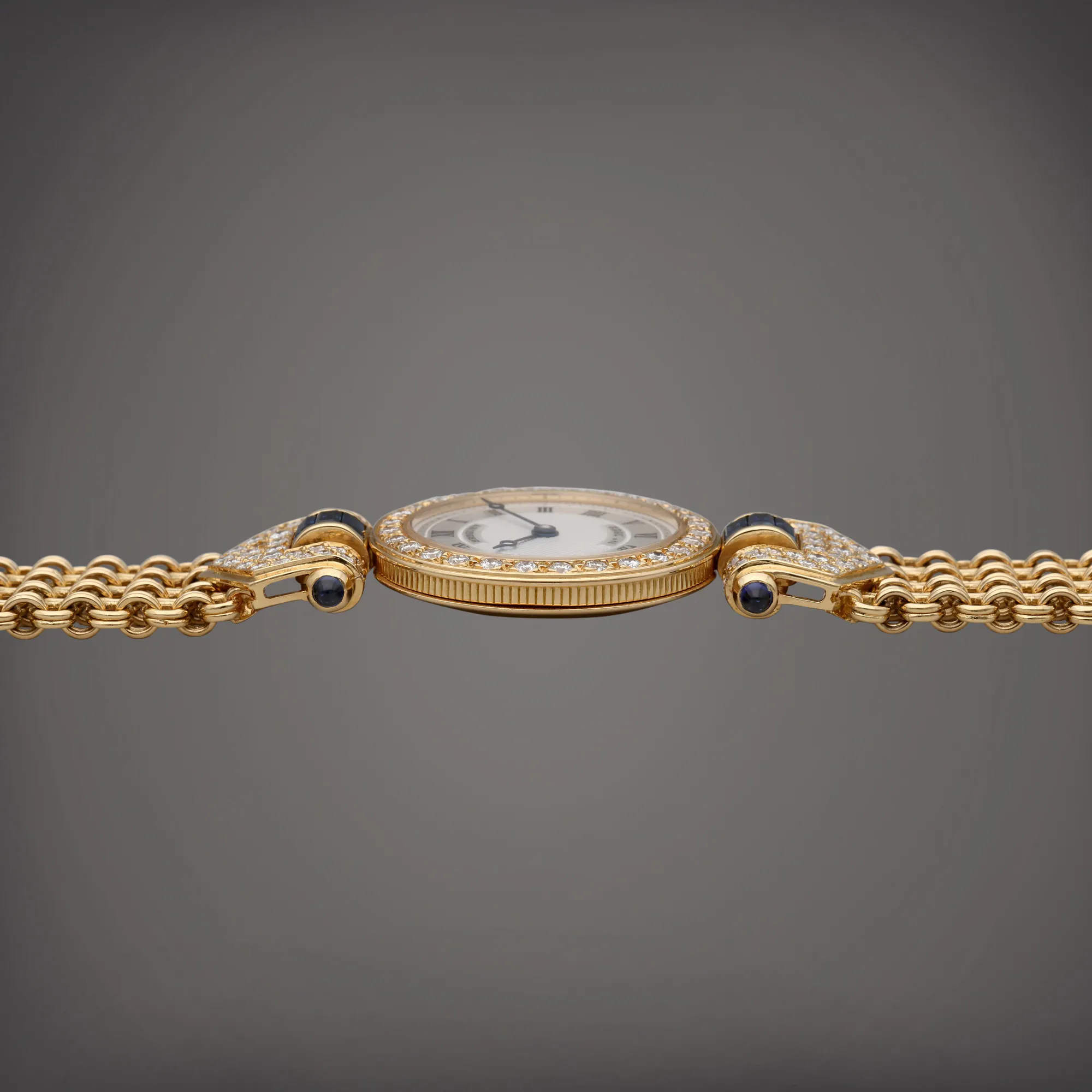 Breguet 25mm Yellow gold and Diamond Silver 3