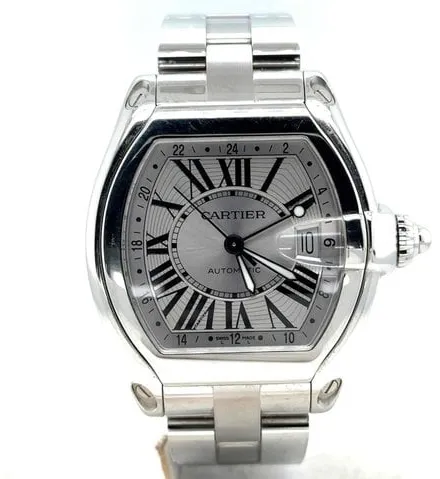 Cartier Roadster W62032X6 43mm Stainless steel Silver