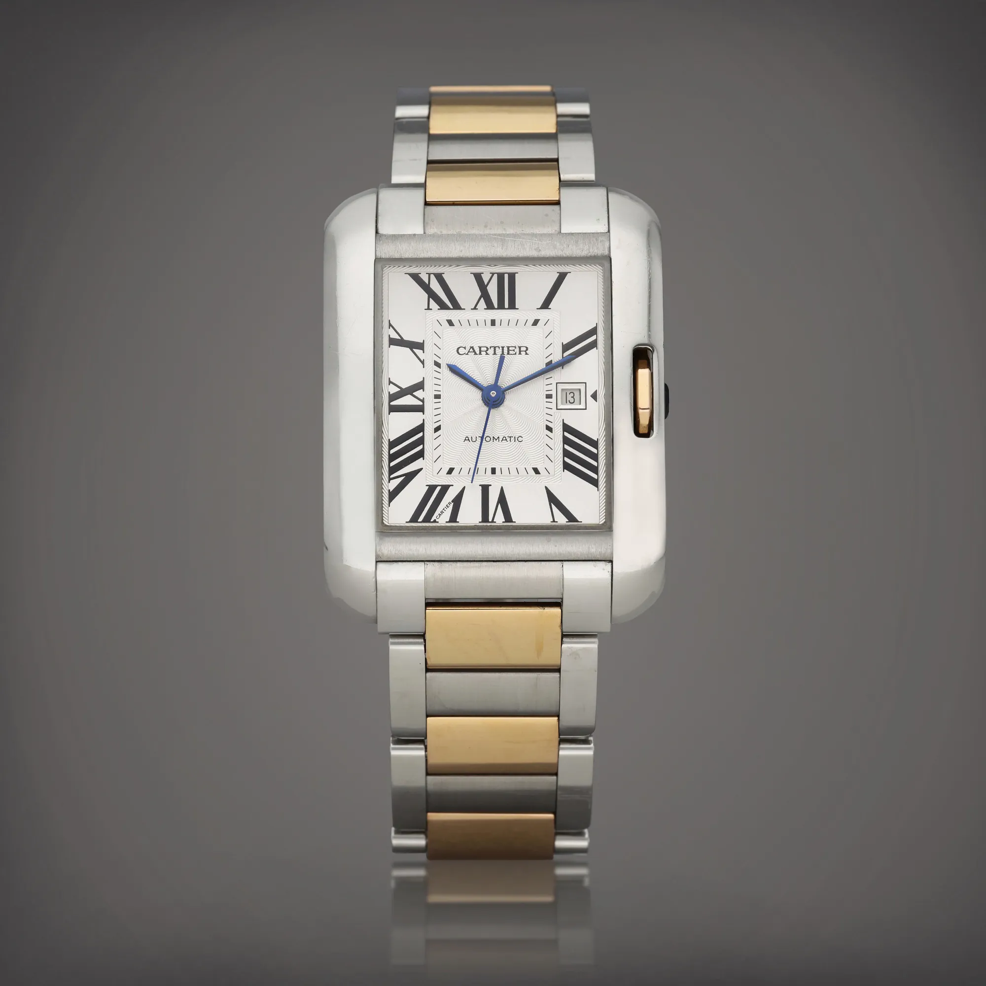 Cartier Tank Anglaise 3511 39mm Rose gold and stainless steel Silver 1