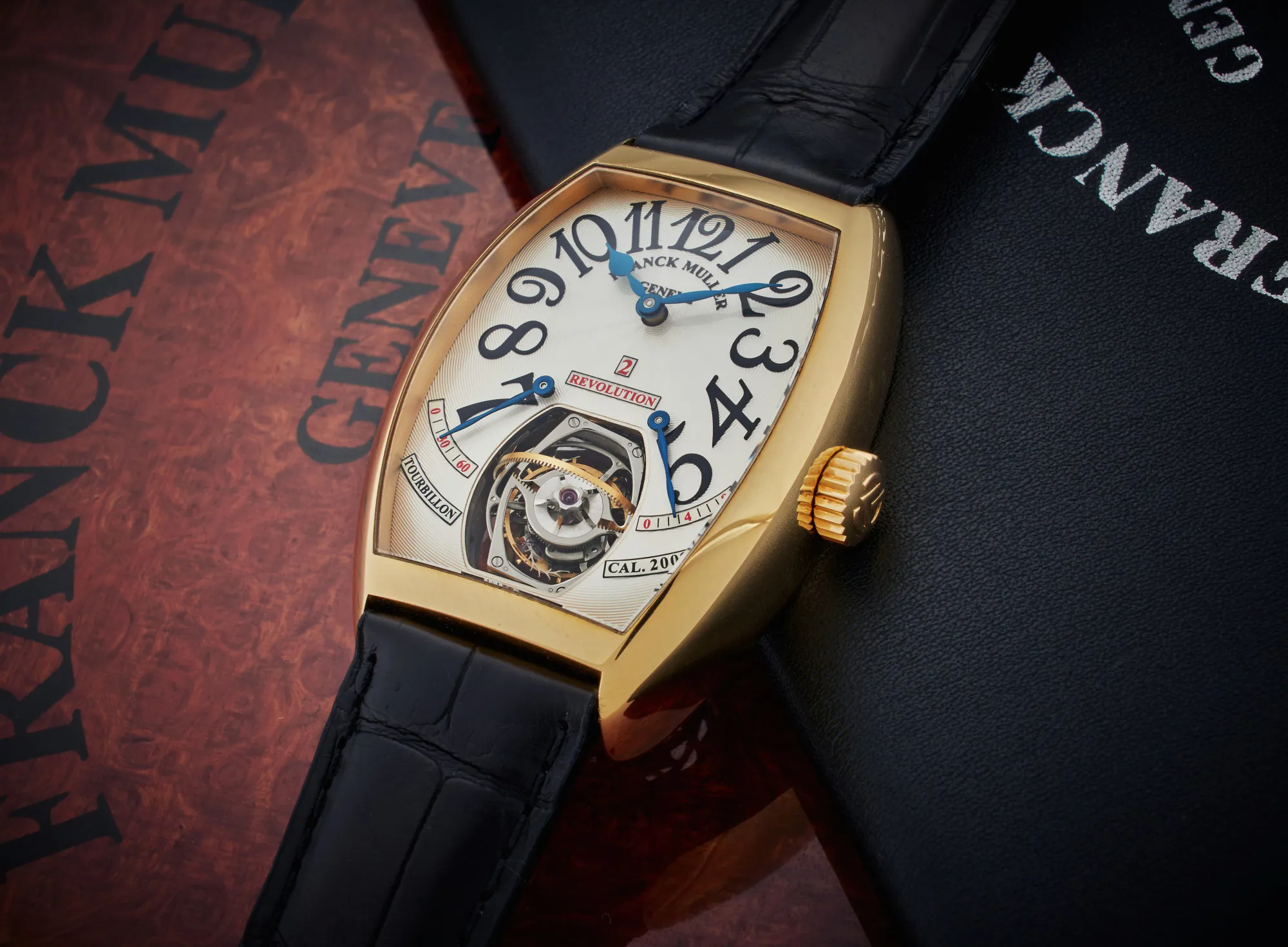 Franck Muller Revolution 2 48mm Yellow gold Silver 2