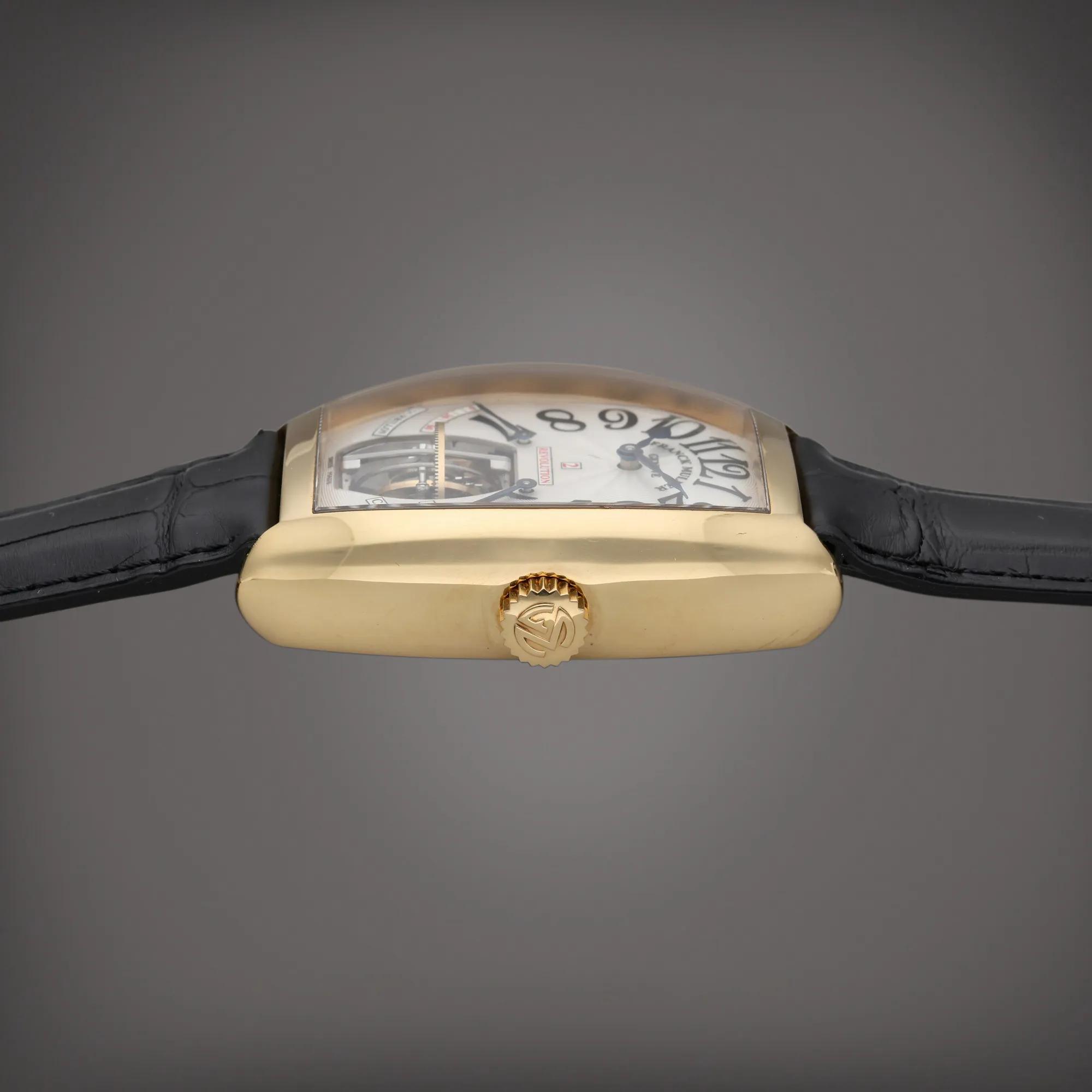 Franck Muller Revolution 2 48mm Yellow gold Silver 3