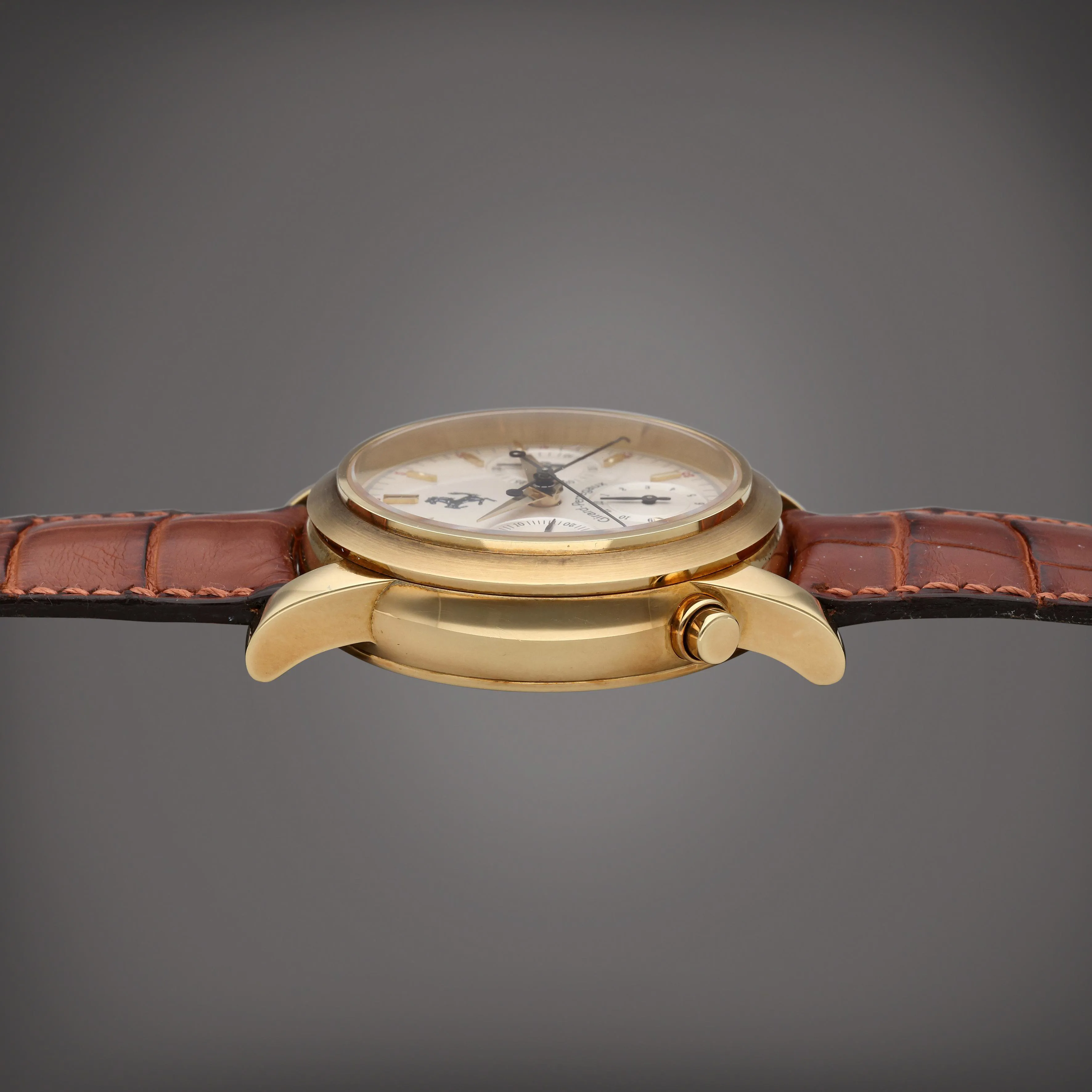 Girard-Perregaux Ferrari 9015 38mm Yellow gold Silver 6